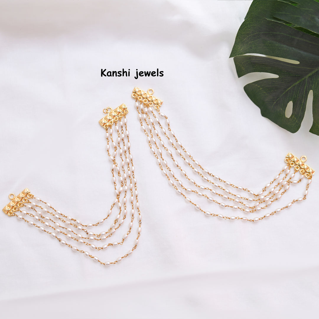 Dulhan Ear Cuffs,
Jadau Ear Cuffs by  Kanshi Jewels
