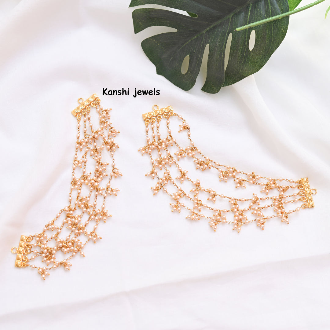 Dulhan Ear Cuffs,
Jadau Ear Cuffs by  Kanshi Jewels