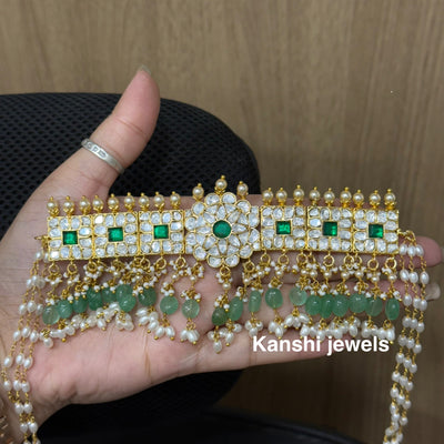 Mossanite chokar necklace