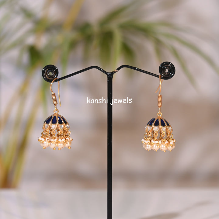 Neelam Jadau Earrings