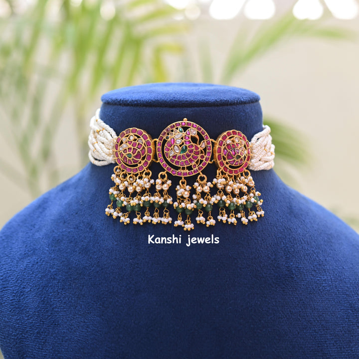 Kanshijewels , dulhan necklace , chokar necklace, kundan necklace, jadau necklace,  kanshi jewellery