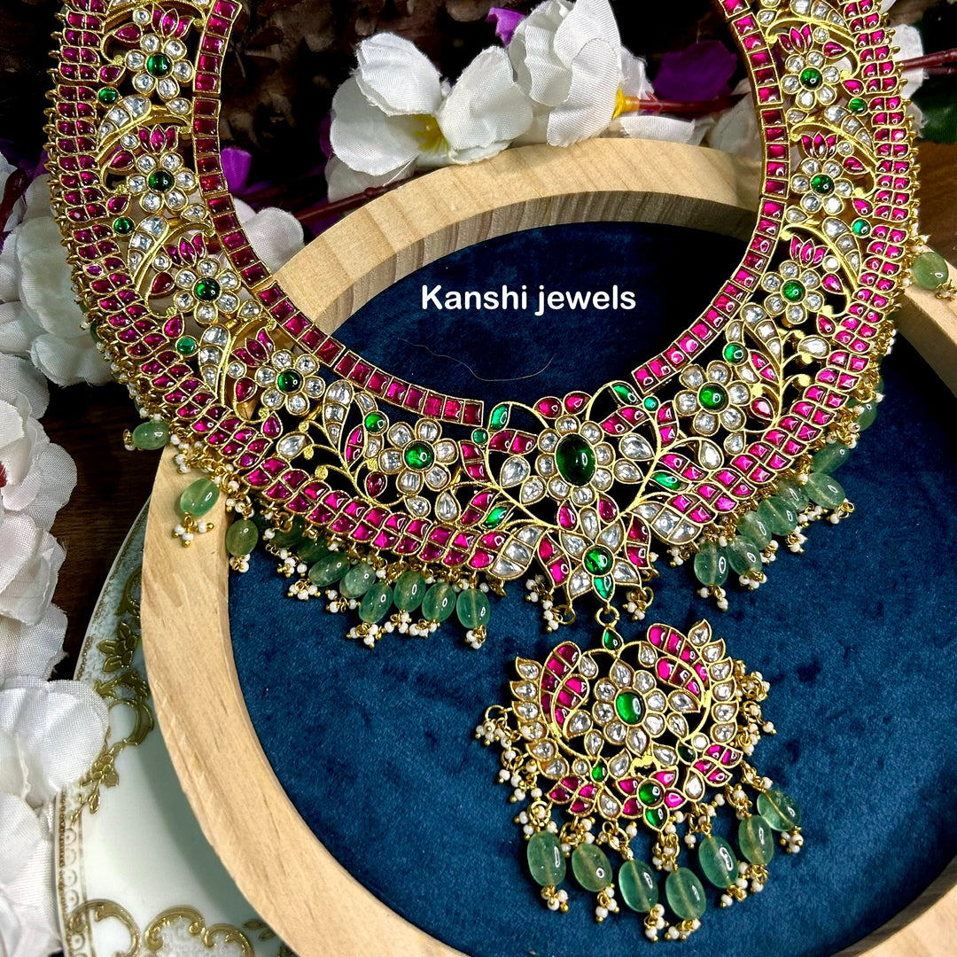 Kanshijewels , dulhan necklace , chokar necklace, kundan necklace, jadau necklace,  kanshi jewellery