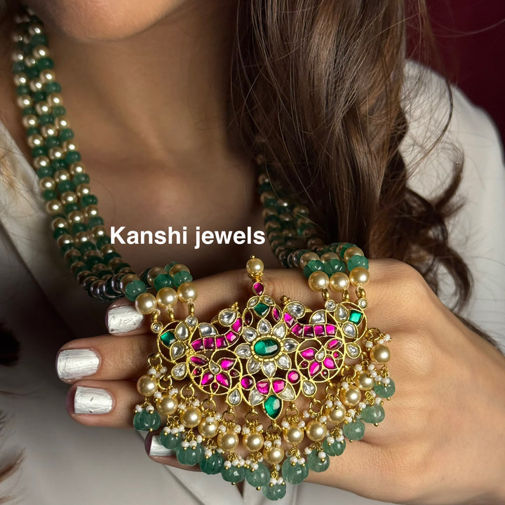 Kanshijewels , dulhan necklace , chokar necklace, kundan necklace, jadau necklace,  kanshi jewellery