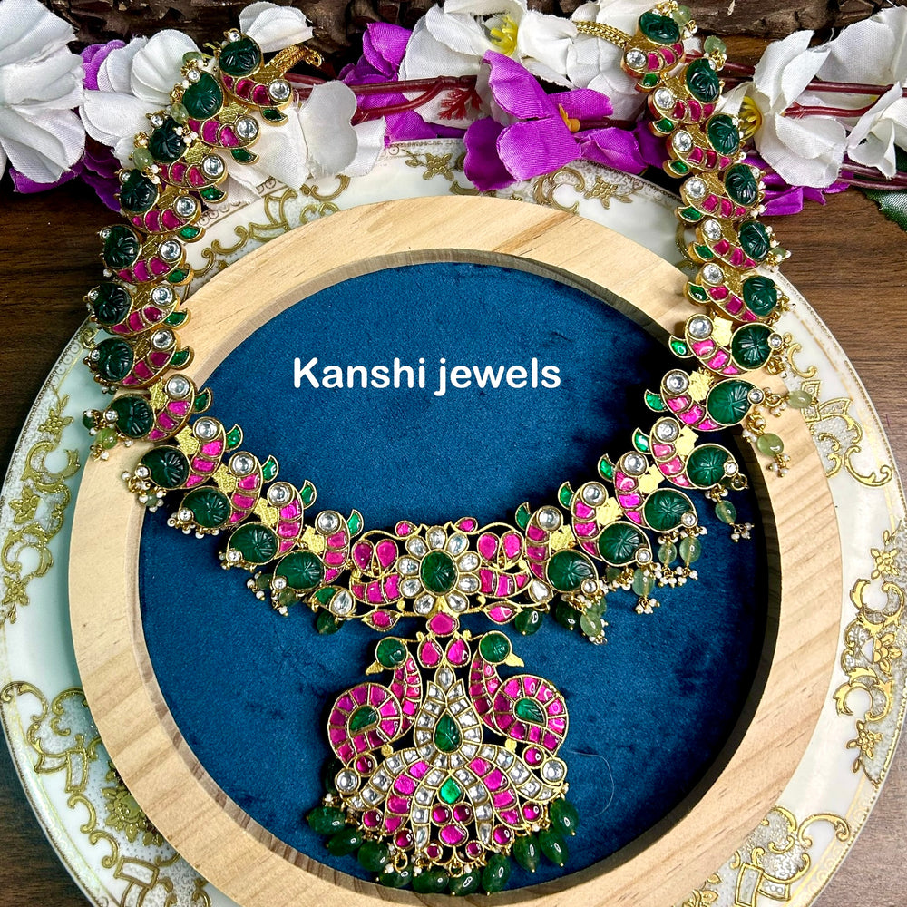 Kanshijewels , dulhan necklace , chokar necklace, kundan necklace, jadau necklace,  kanshi jewellery