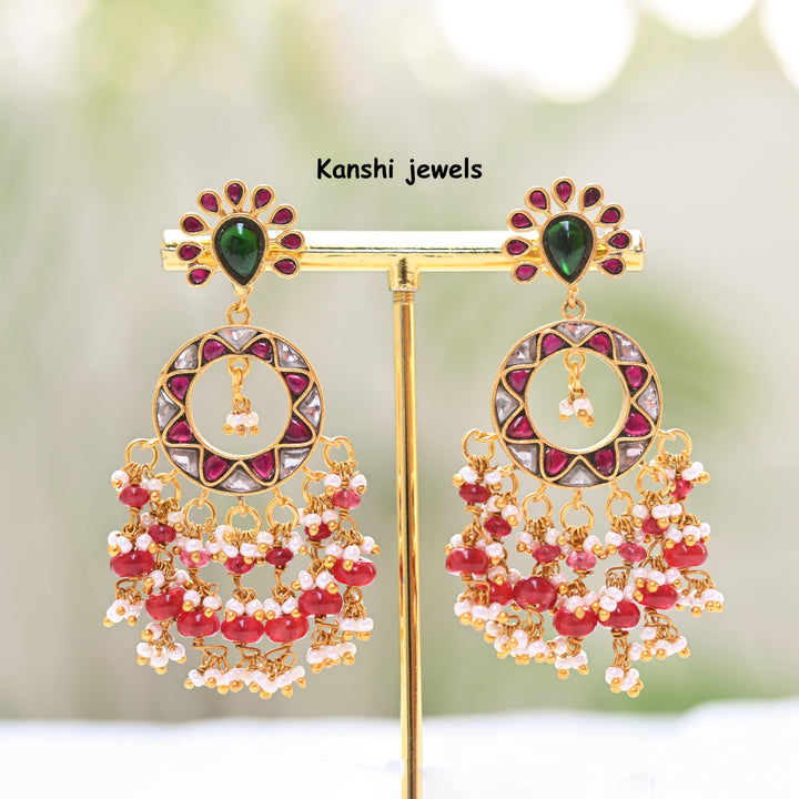 Ruby earrings