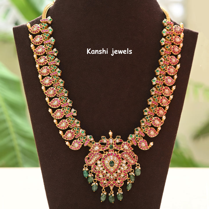 Jadau Kundan Mango Necklace