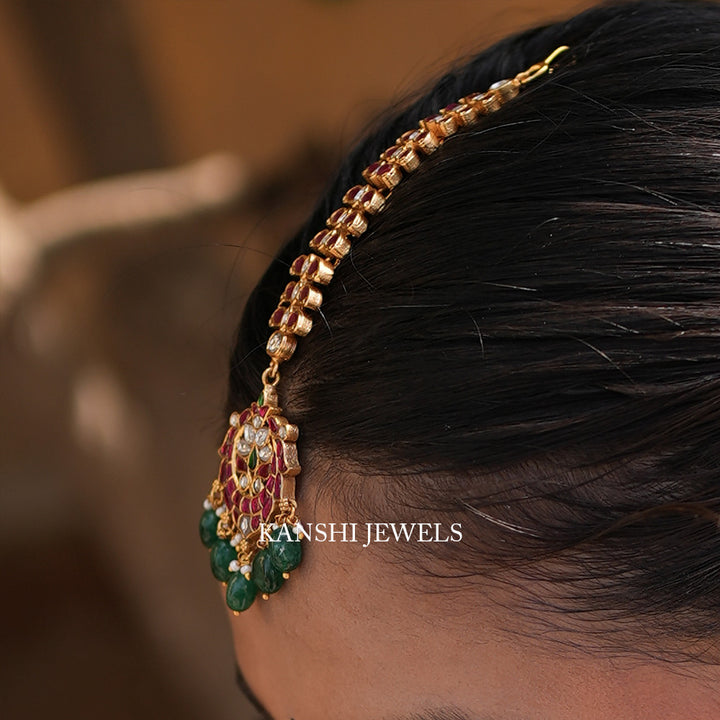 Dulhan jadau rani maangtika
