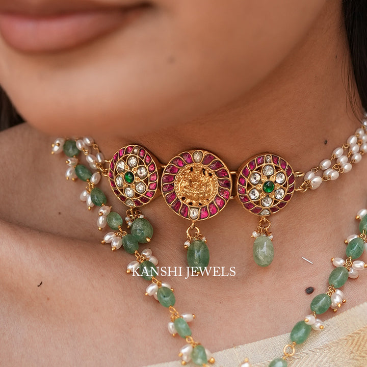 Jadau nakashi elegant chokar