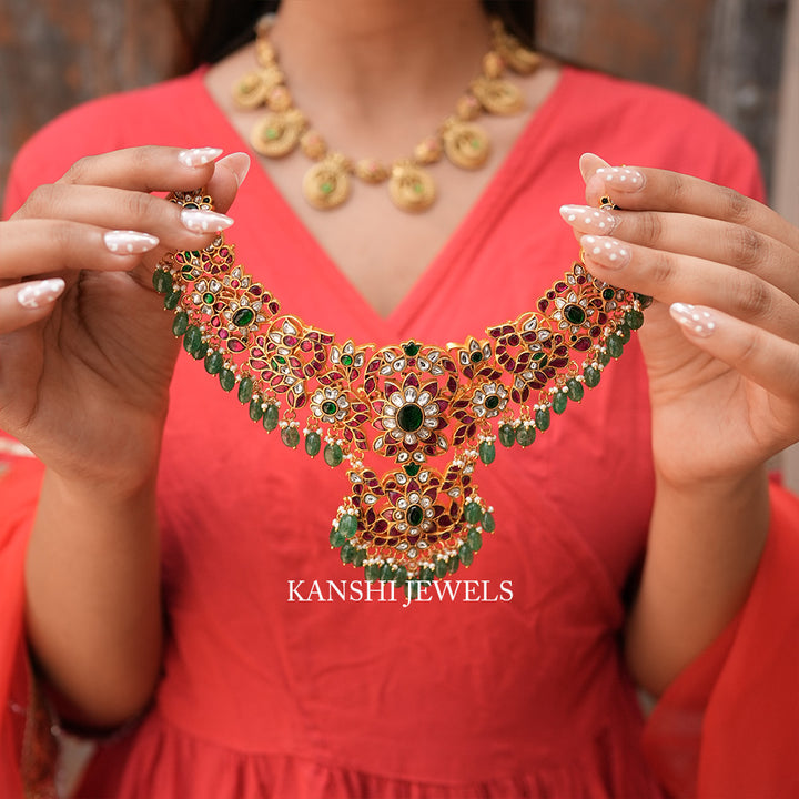 Jadau bridal necklace