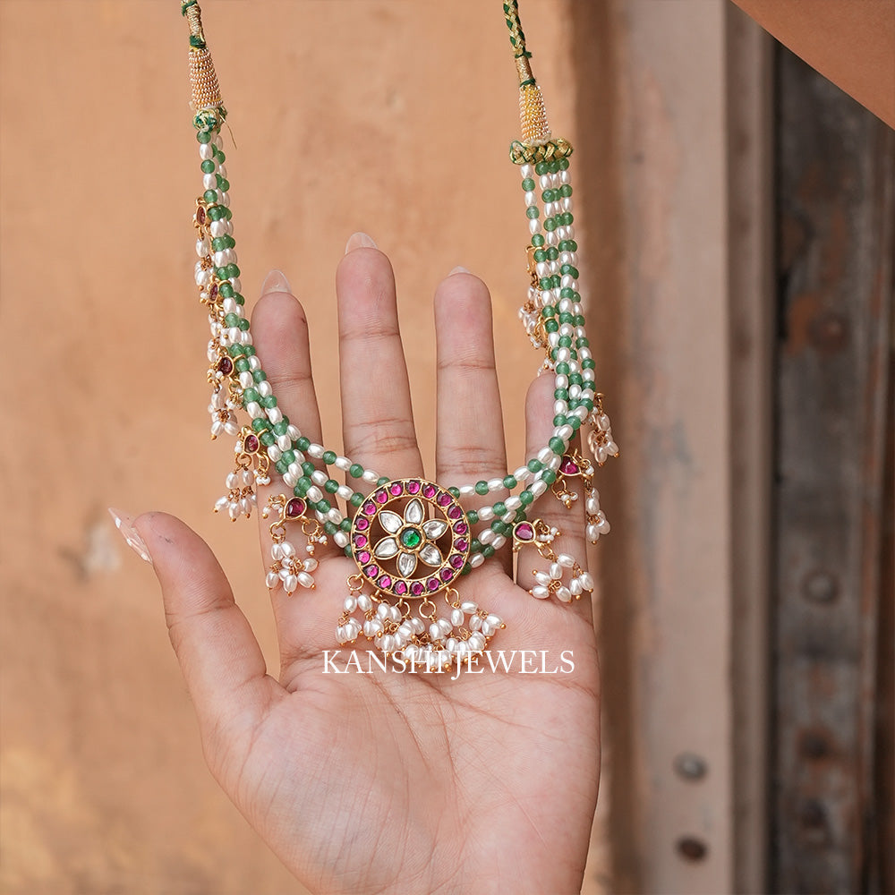 Dulhan pearls chokar necklace