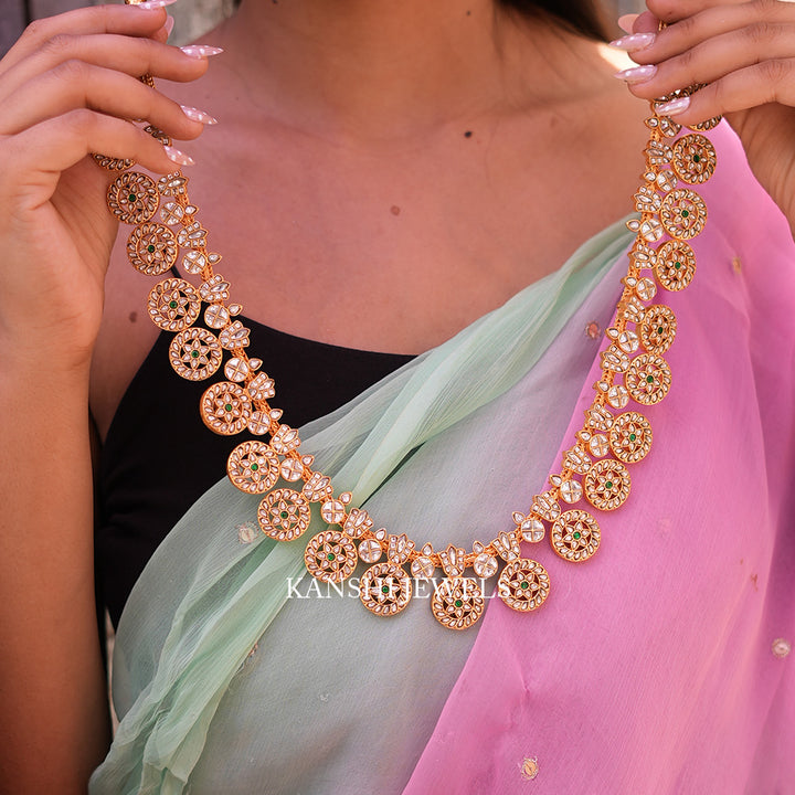White combination jadau buttumala